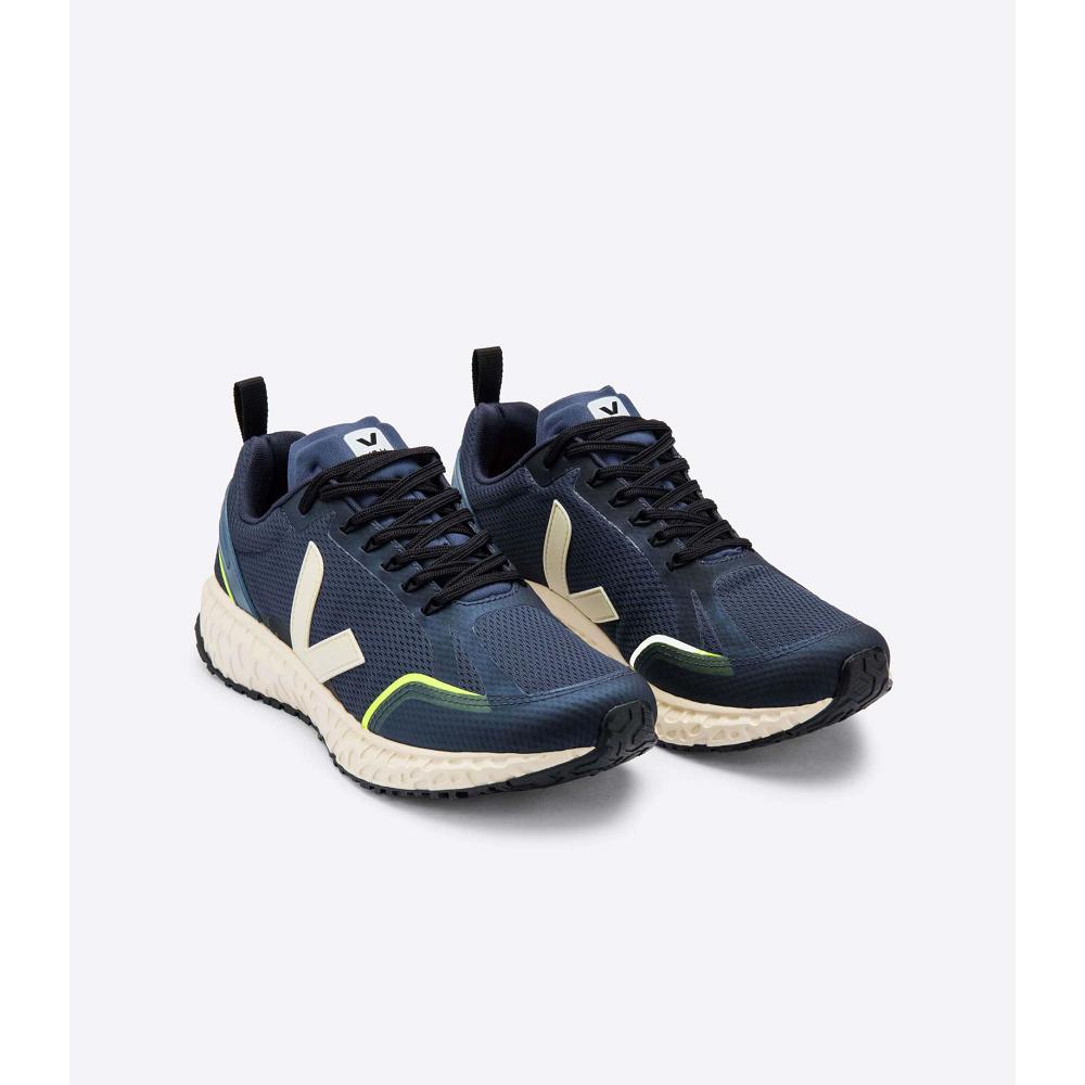 Veja CONDOR MESH Men's Running Shoes Navy | CA 123ZUT